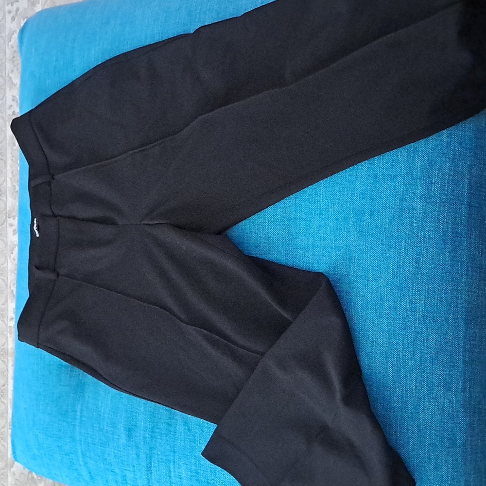 Express Womens Classic Black Dress Pants Size 12 Straight High Rise - Picture 2 of 7